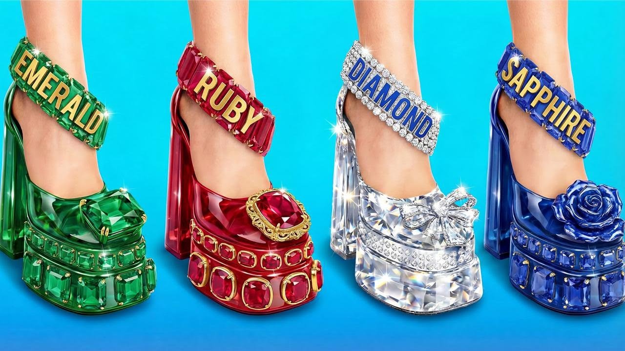 Emerald, Ruby, Diamond and Sapphire Girl! Magical Sisters Found a New Stone Girl