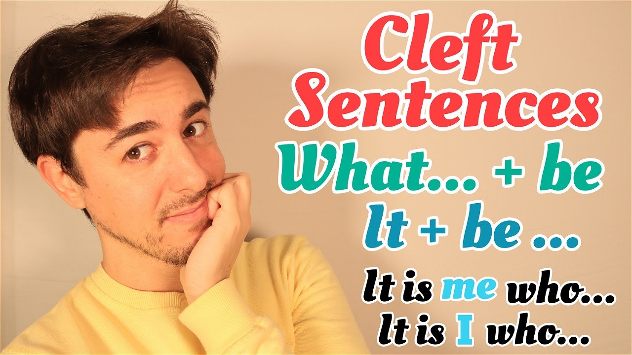 CLEFT SENTENCES en INGLÉS | Gramática |