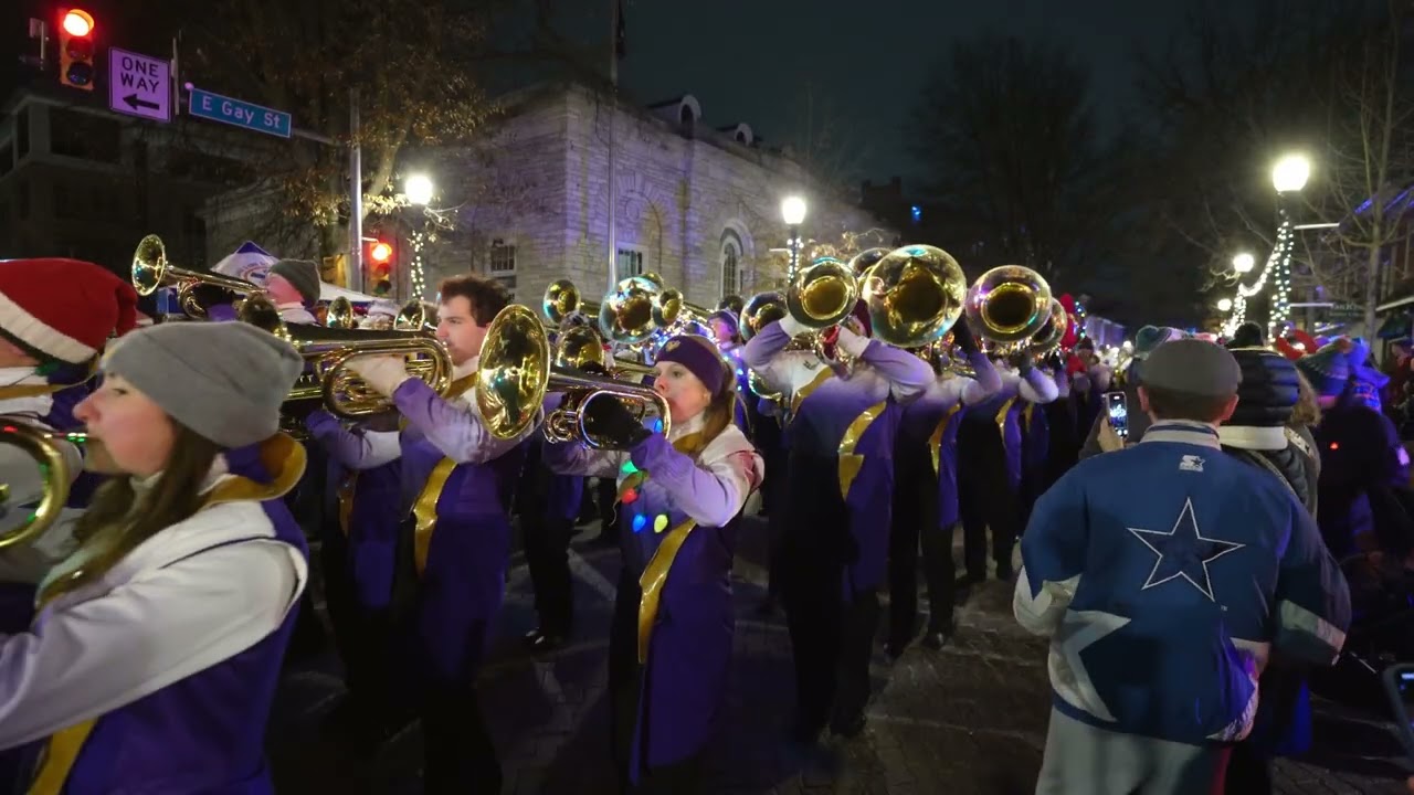 WCU Incomparable Golden Rams Marching Band - WC Christmas Parade - 12/05/25