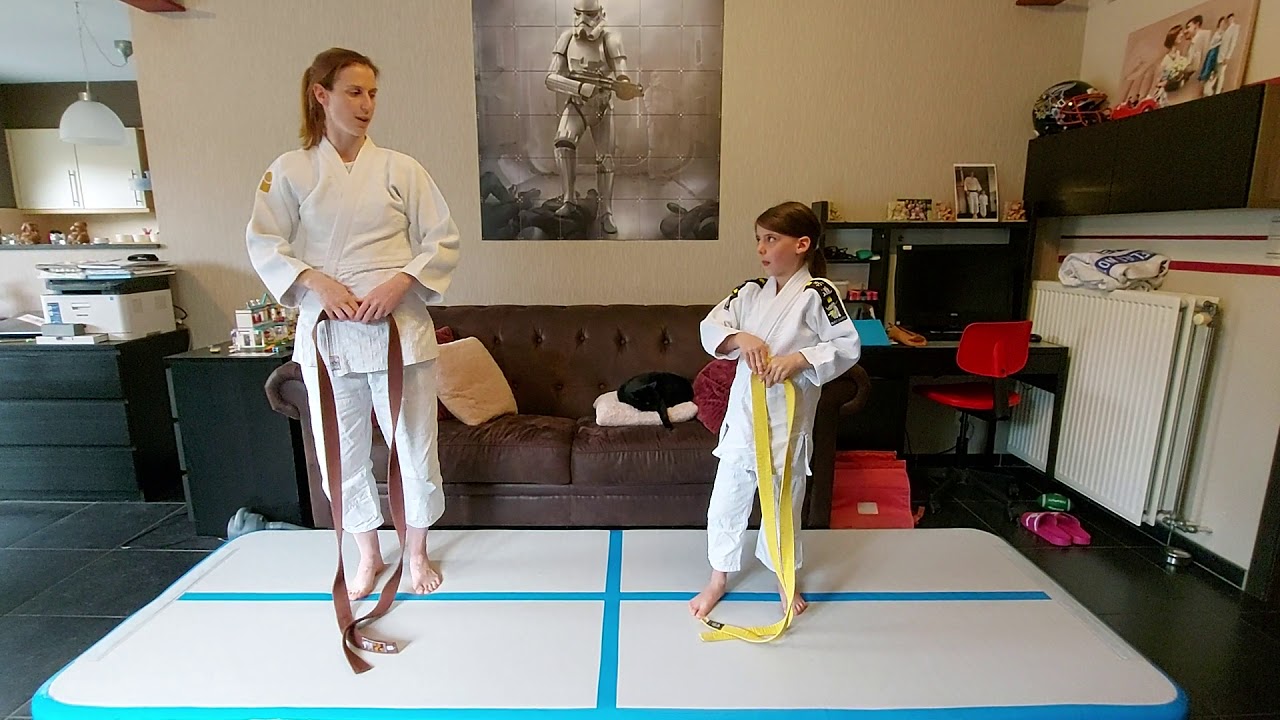 Starten met Judo - hoe knopen we onze gordel