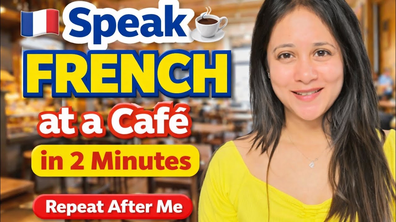 Speak French at a Café in 2 Minutes ☕🇫🇷 | Repeat After Me