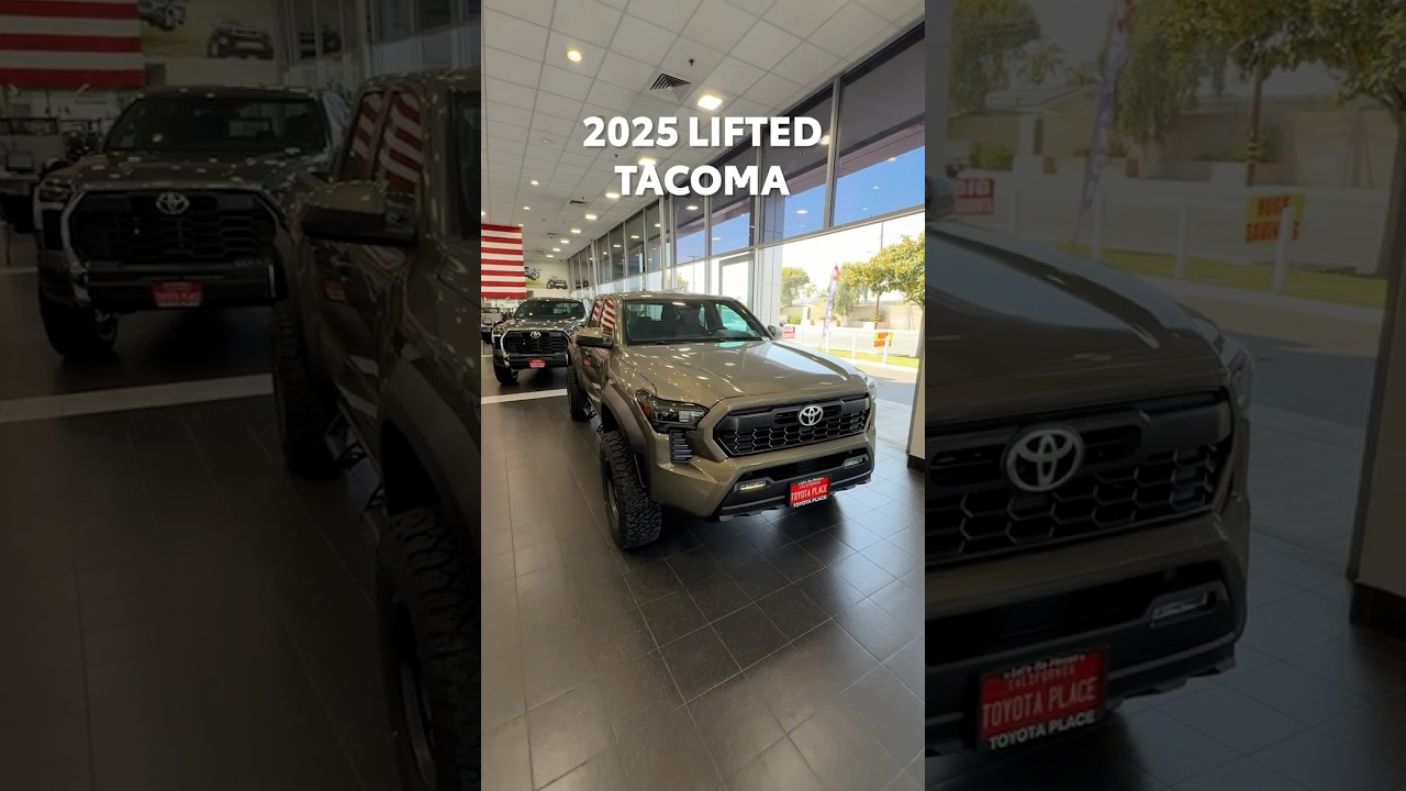 Performance Lift and Custom Wheels Upgrade on a Brand New 2025 Toyota Tacoma TRD Off-Road