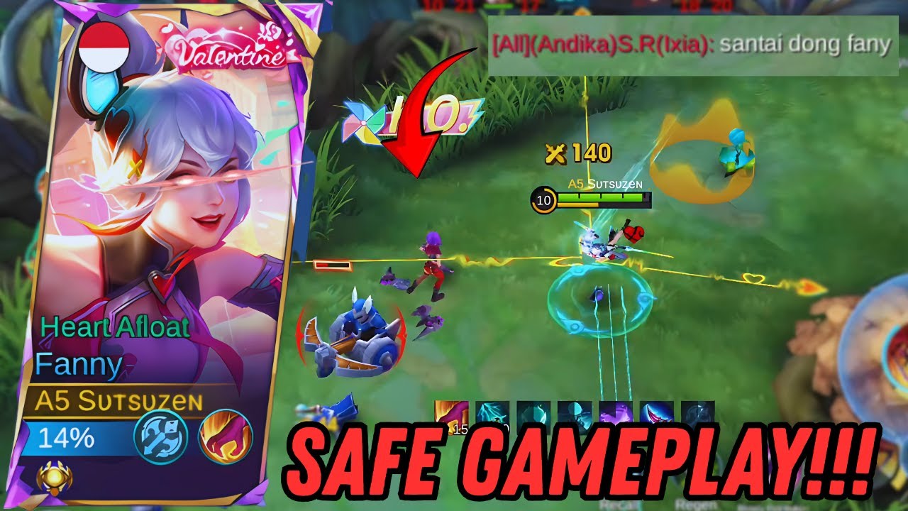 SAFE GAMEPLAY | FANNY GAMEPLAY #18 | MLBB