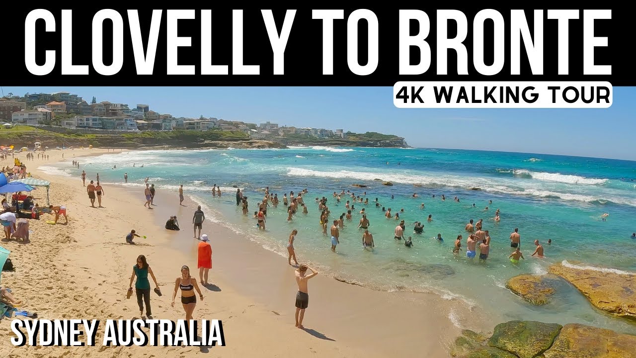 4K ☀️ Clovelly to Bronte Beach Walking Tour 🇦🇺 Sydney Australia