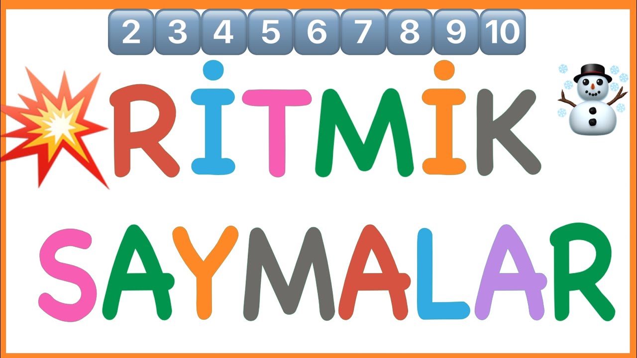 RİTMİK SAYMALAR - KOLAY &Ouml;ĞRENME