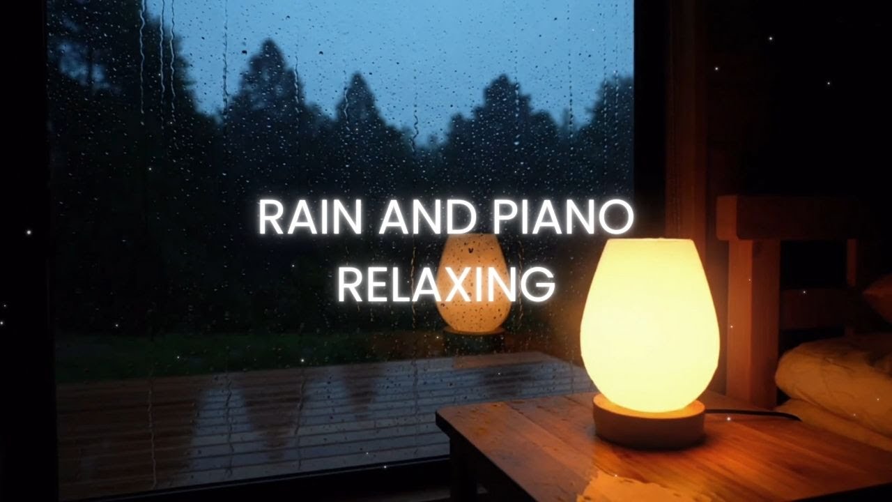 Soft Piano Music with Rain On Window 🌧️ Peaceful Sleep, Relaxing, Deep Sleep Music, Meditation #010