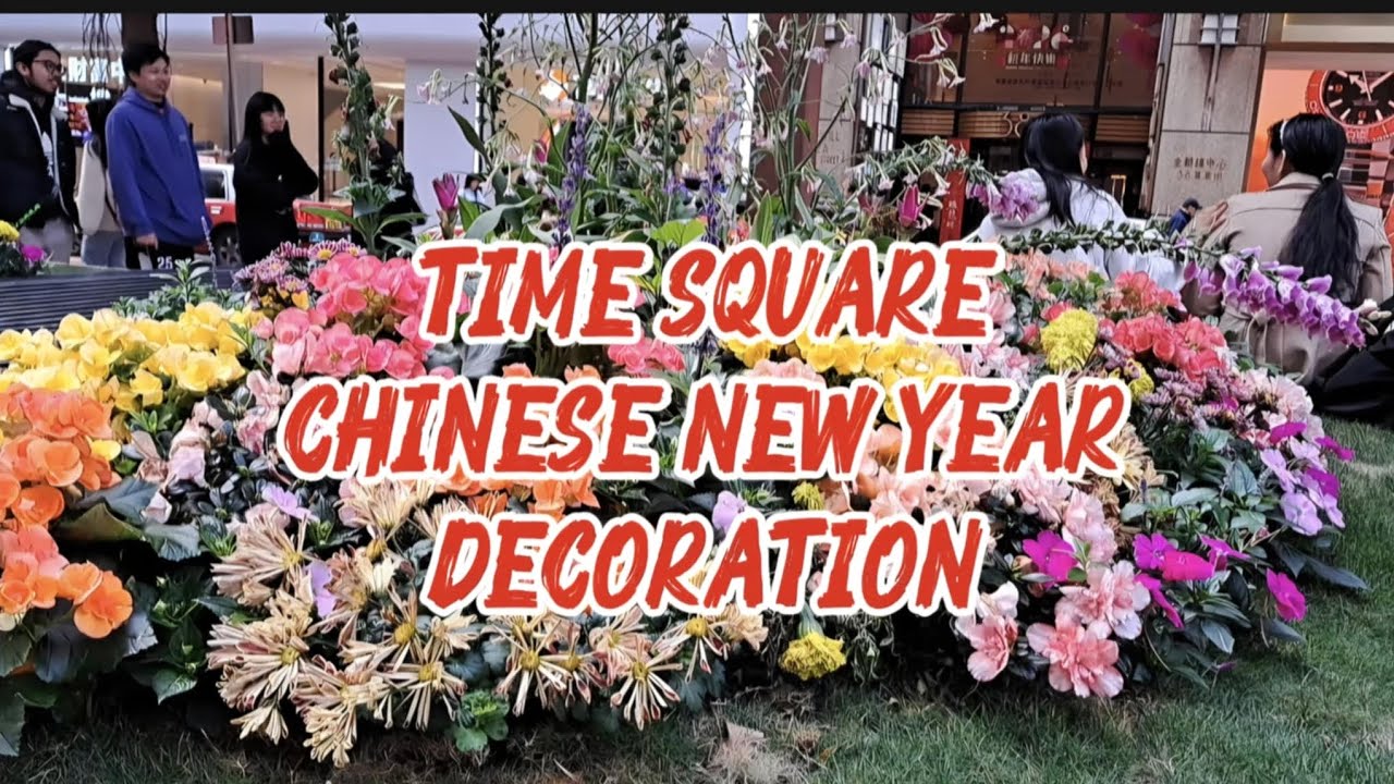 Chinese New Year Decoration at Timesquare HK 