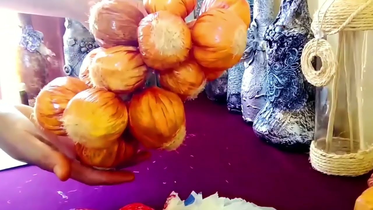 Como fazer cebola com saco plástico rápido e fácil