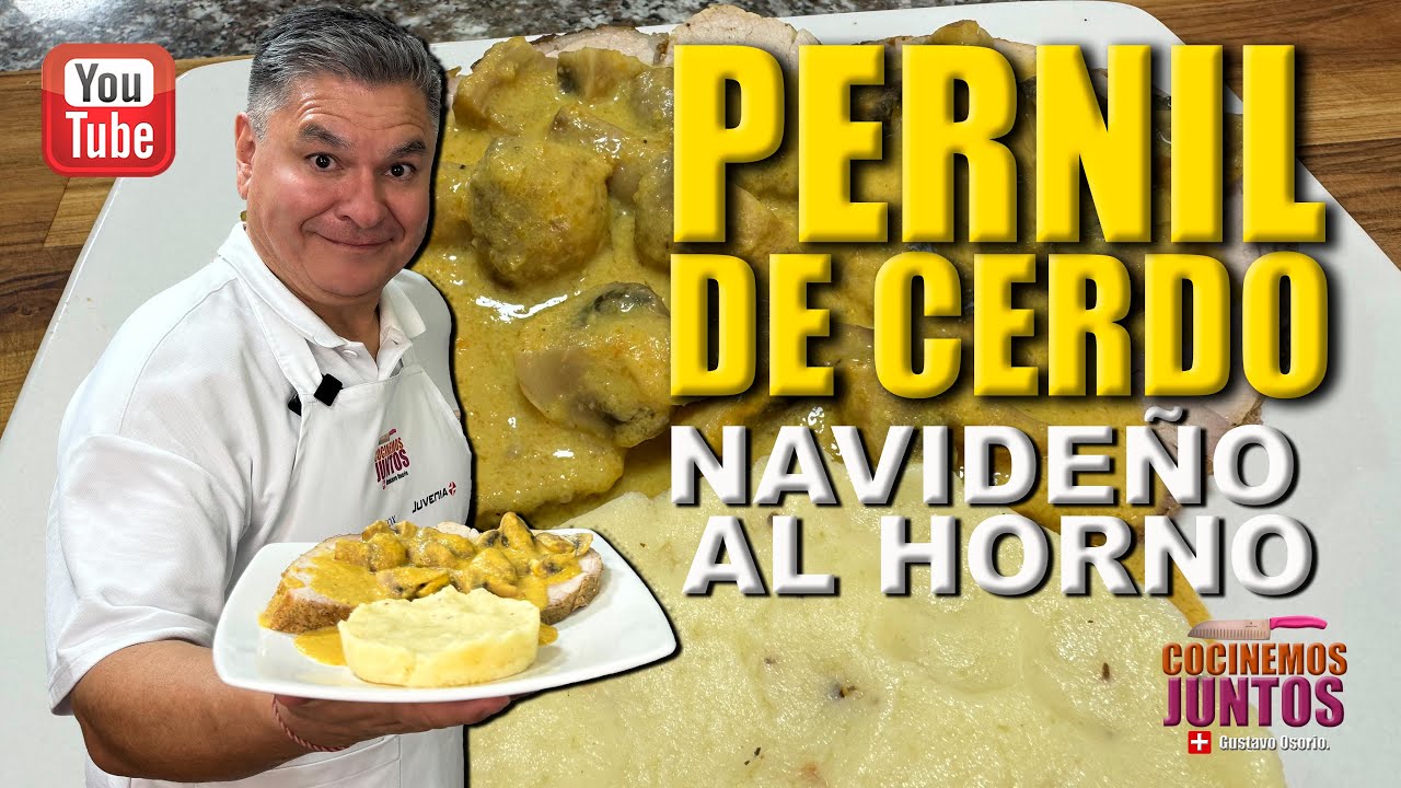 Como hacer un PERNIL DE CERDO NAVIDEÑO ✅💯