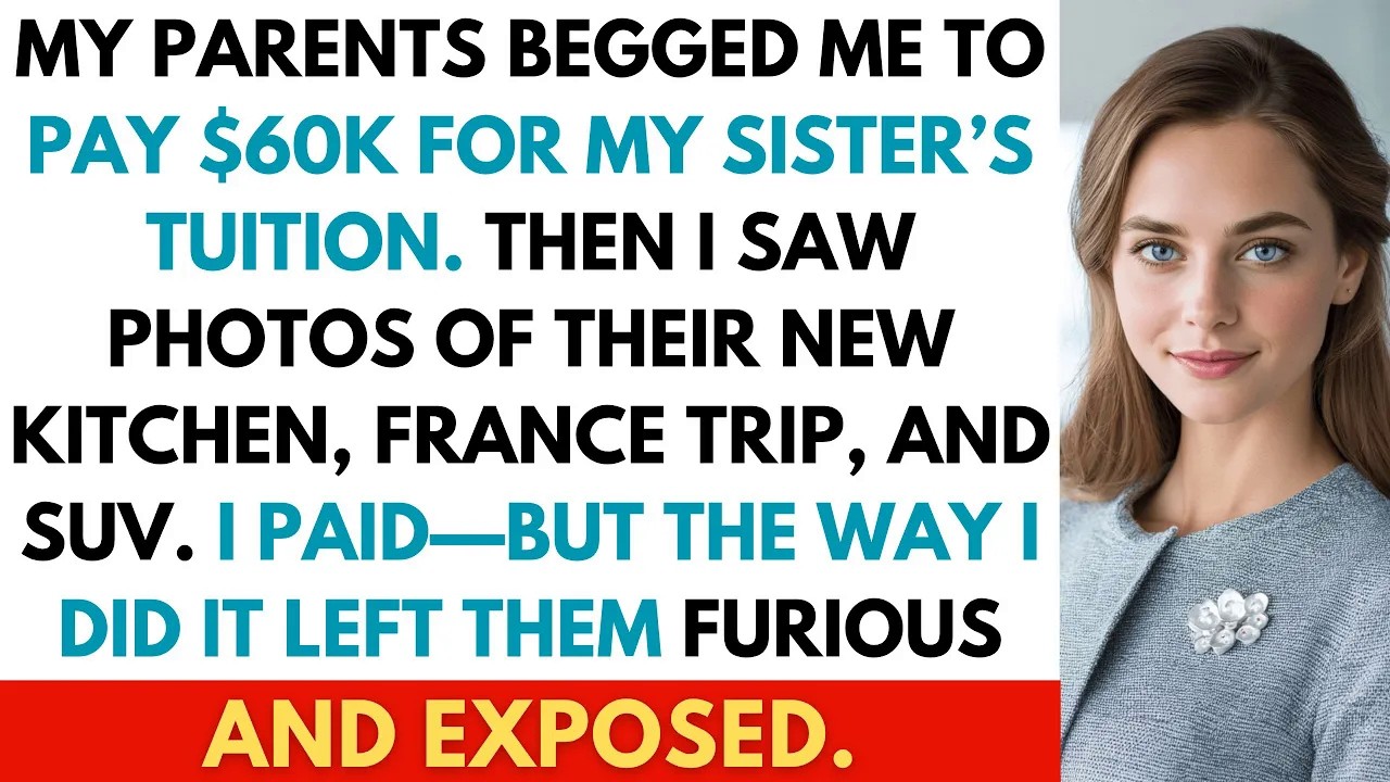 My Parents Wanted $60K for My Sister’s Tuition—Then I Found Photos of Their France Vacation