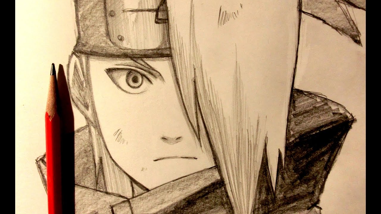 ASMR | Pencil Drawing 36 | Deidara (Request)