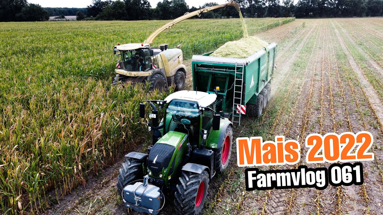 Heu pressen | ab zur Zwischenfrucht | Mais häckseln mit Krone Big X 680 - Farmvlog 061