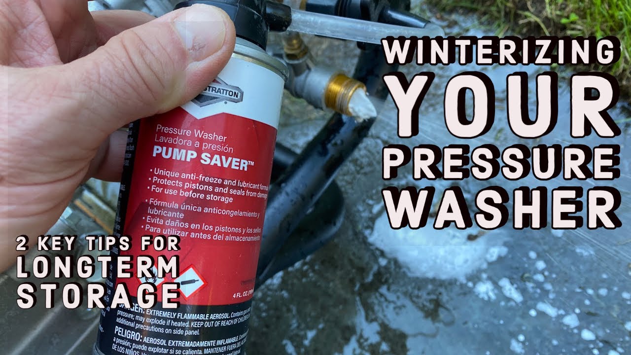 Как подготовить к зиме мойку высокого давления