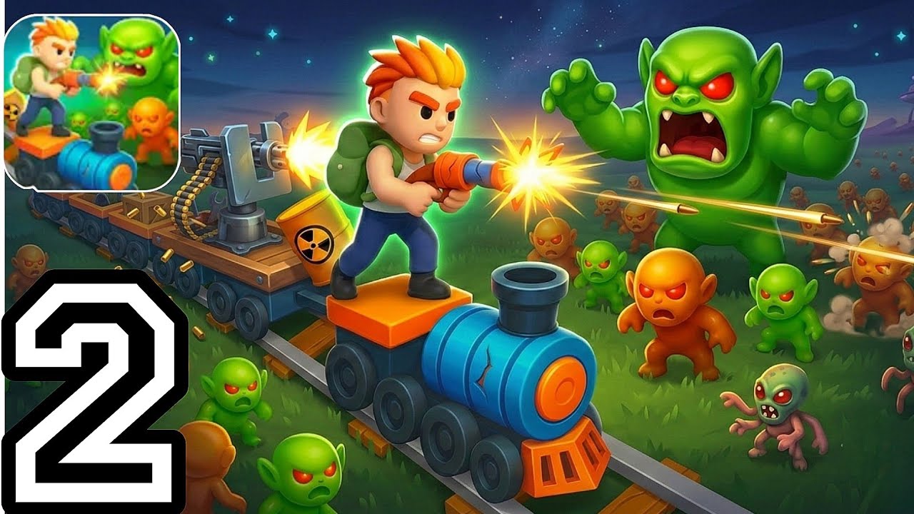 Train Invasion🚂Gameplay Walkthrough Part2 Android Train Defend Zombie 