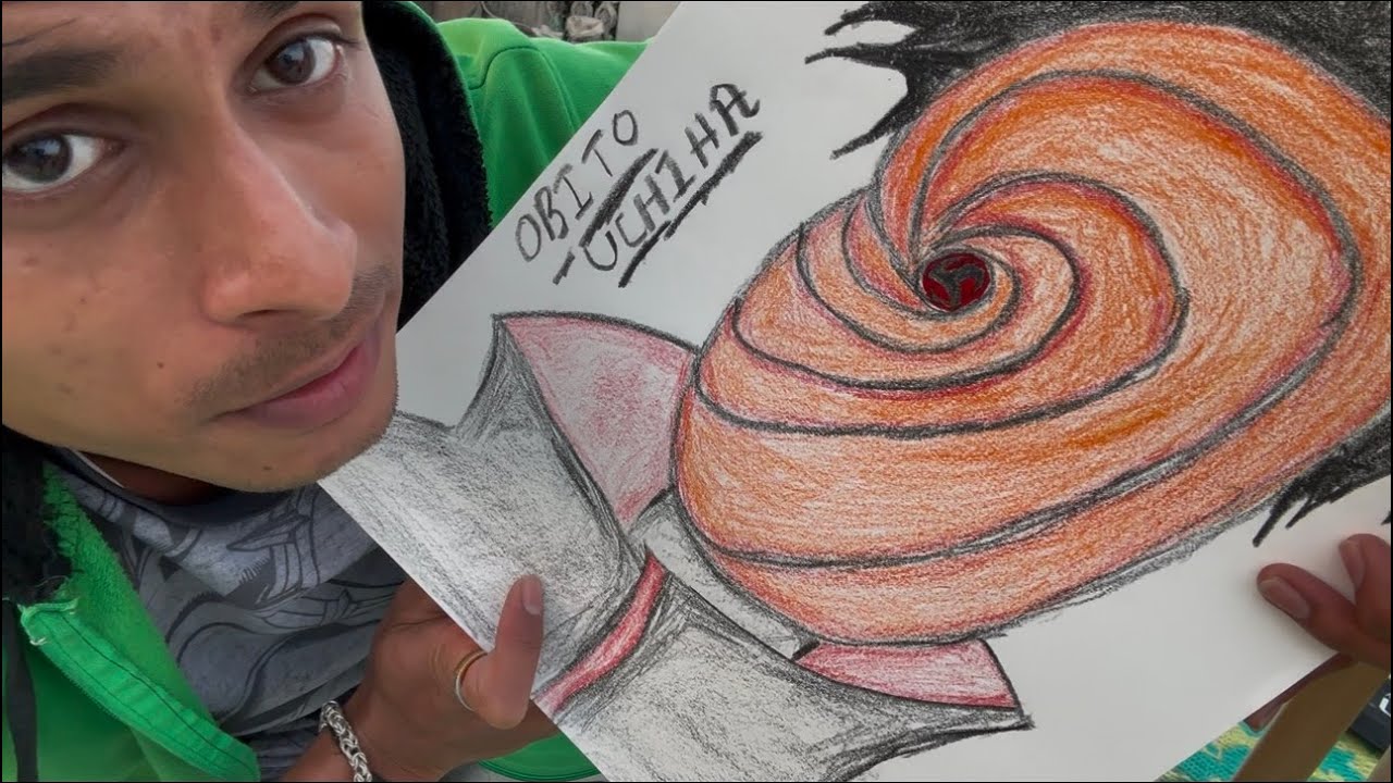ASMR drawing You OBITO UCHIHA 🌺❤️‍🔥