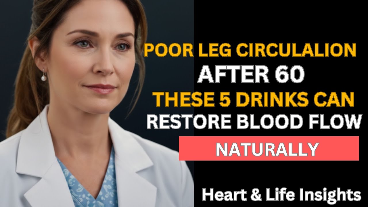 Poor Leg Circulation After 60? These 5 Drinks Can Restore Blood Flow Naturally