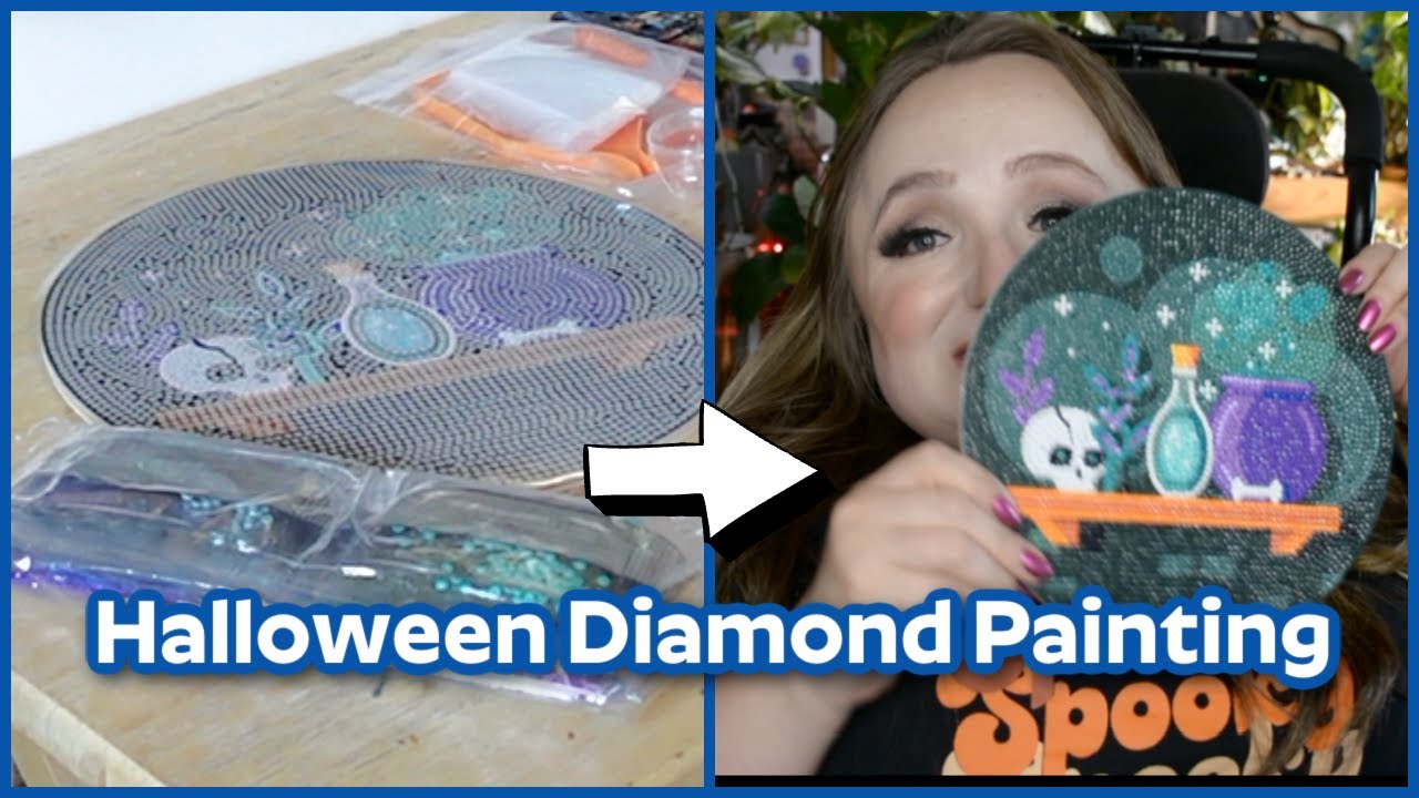 First Time Trying Diamond Art from Michaels 💎 | WitchCRAFT Wednesdays
