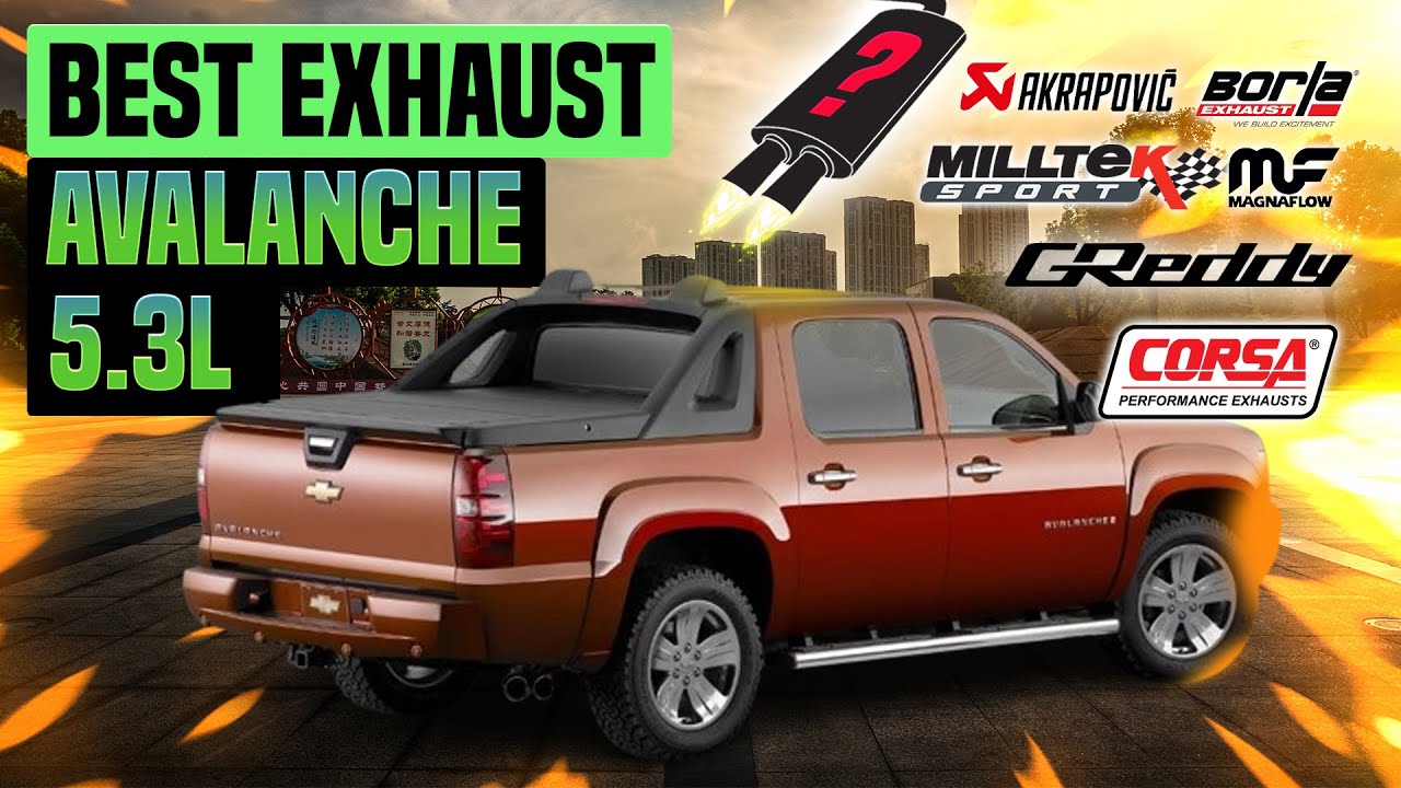 Chevrolet Avalanche Exhaust Sound🔥Borla,Corsa,Flowmaster,Magnaflow,MBRP,SpinTech
