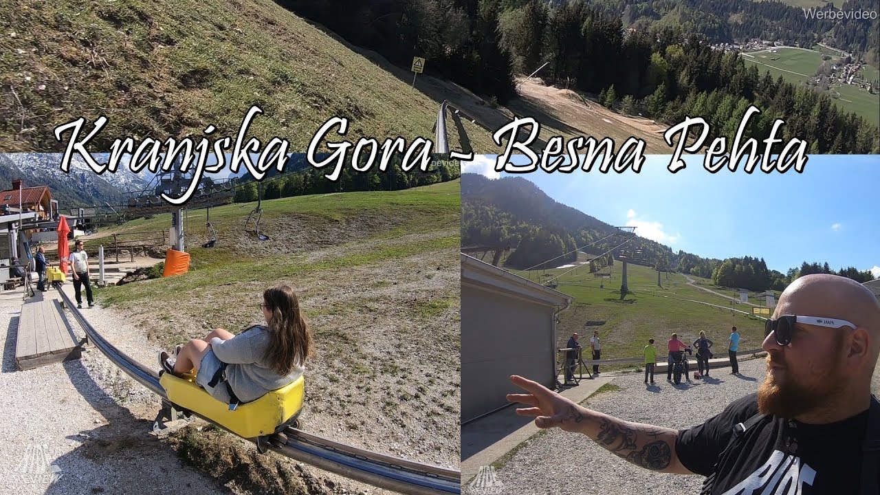 1460m langer Alpine Coaster in Slowenien - Besna Pehta - Kranjska Gora - Brandauer