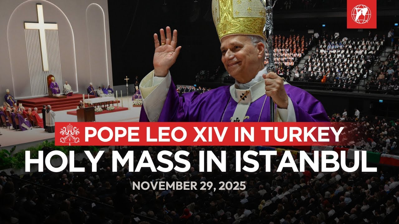 Pope Leo XIV in Turkey: Holy Mass in Istanbul's Volkswagen Arena | LIVE | November 29, 2025