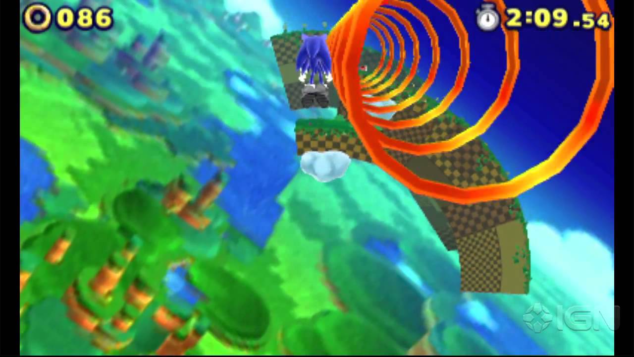 Sonic Lost Worlds Windy Hill Zone 1 Gameplay
