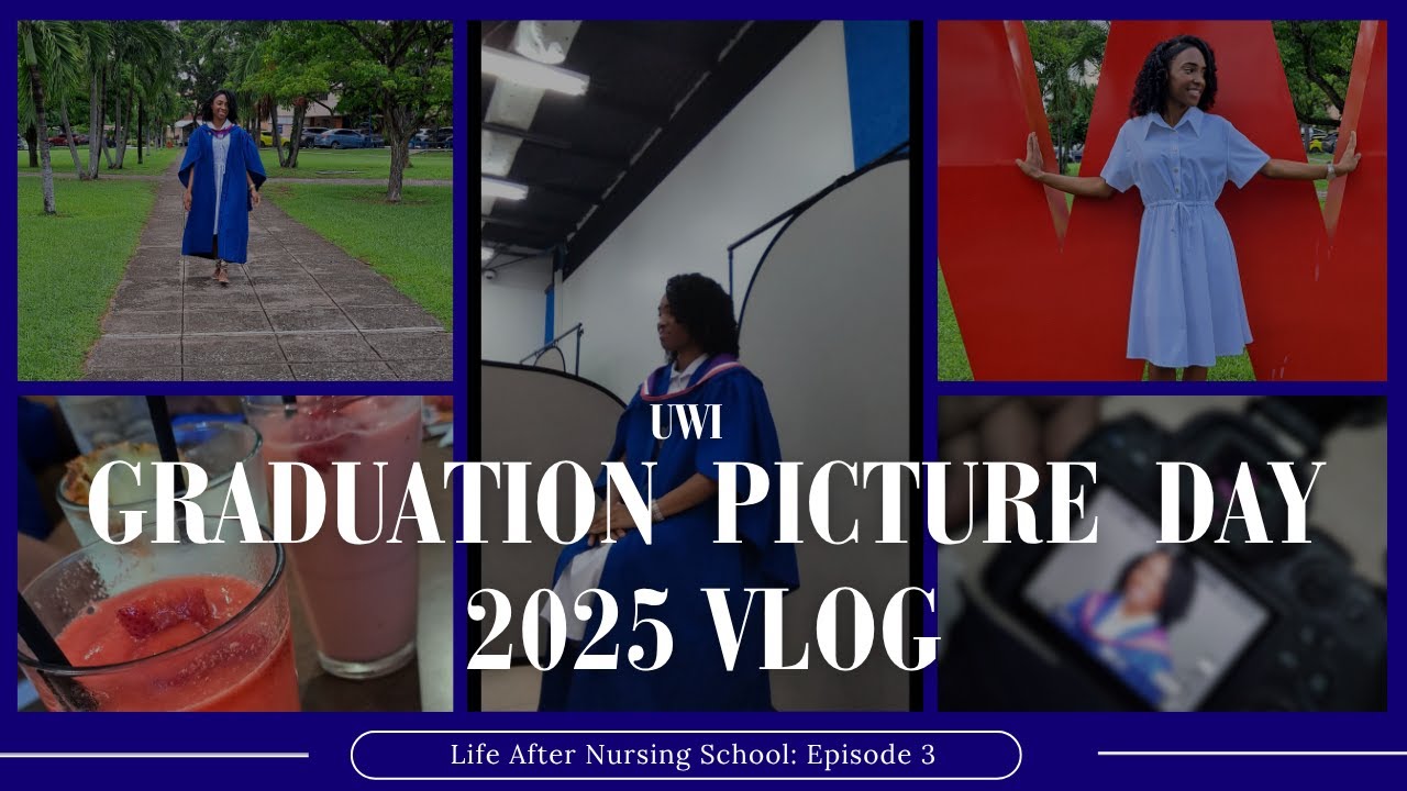 UWI GRADUATION PICTURE DAY | Life After Nursing School : Episode 3🤍🩺