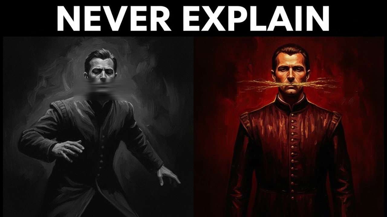 Why You Must NEVER Explain Yourself (Machiavelli's Darkest Law)