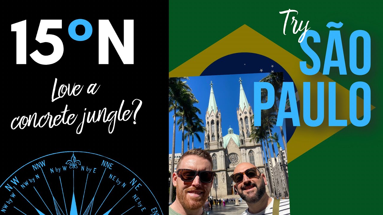 BRAZIL || Sao Paulo - travel vlog (Altino Arantes, Beco do Batman, Liberdade) 15 Degrees North
