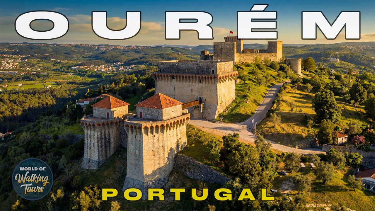 Оурен, Португалия 🇵🇹 Средневековая архитектура, от которой захватывает дух | 4K Ultra HD