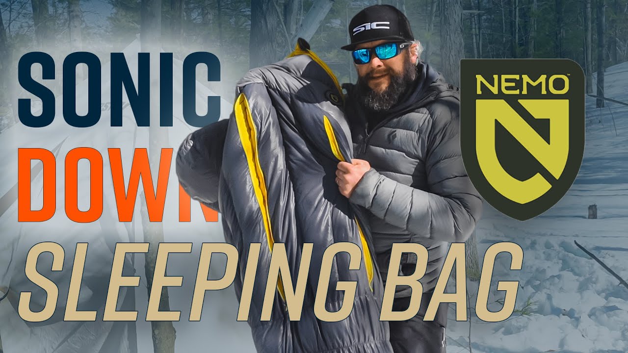Feature Packed Winter Sleeping Bag - The Sonic Down Sleeping Bag by Nemo