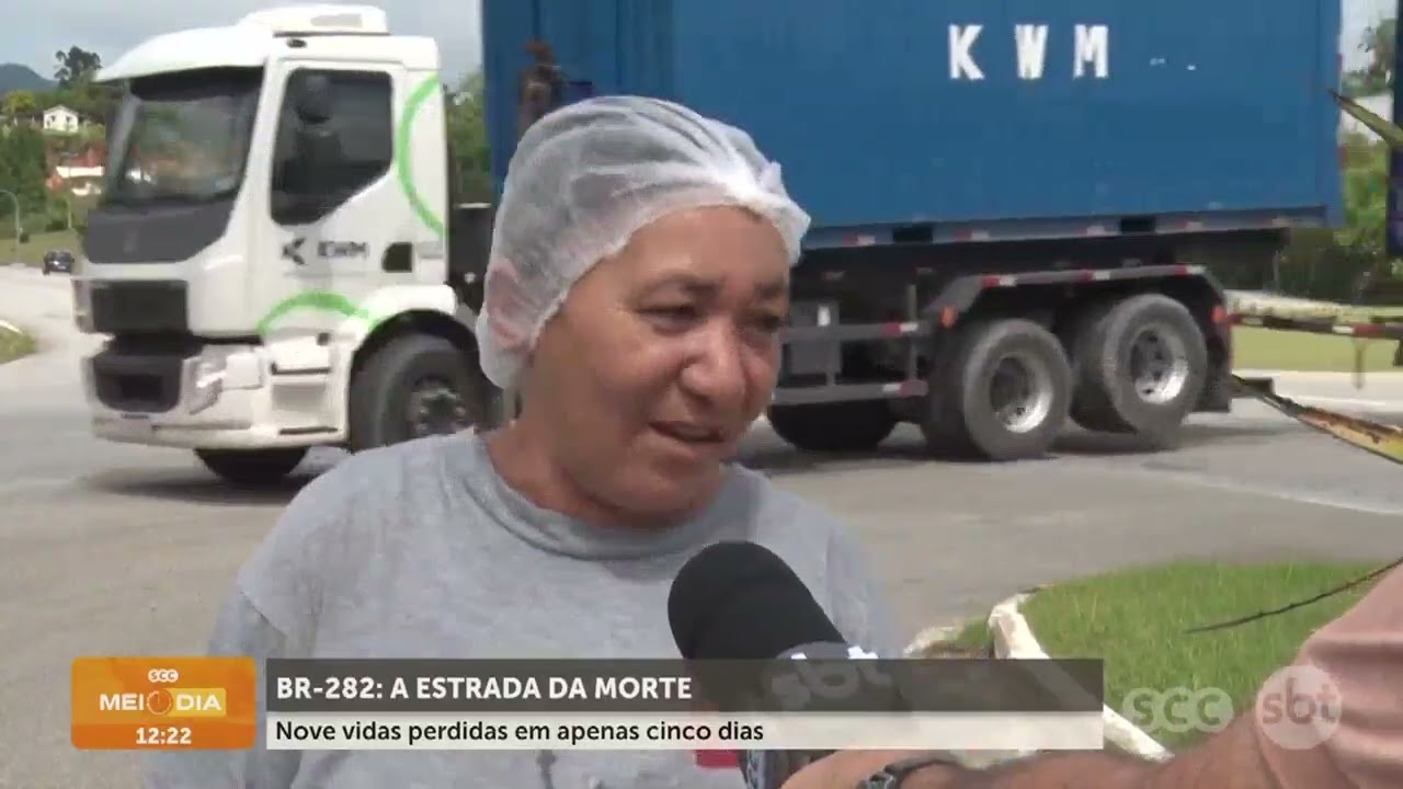 BR-282 registra NOVE MORTES em cinco dias | Segurança | SCC Meio-Dia