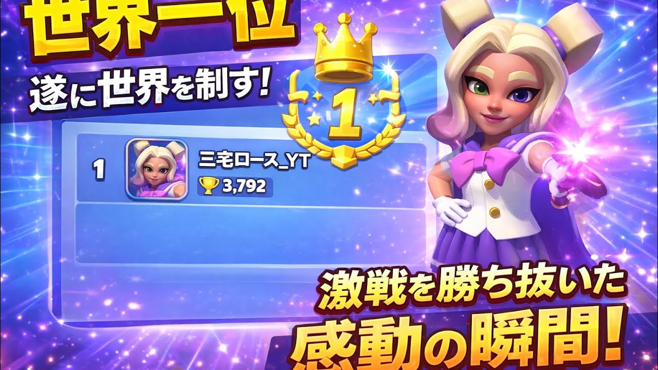 【クラロワ】無名から世界1位へいけるのか！！【マージタクティクス】