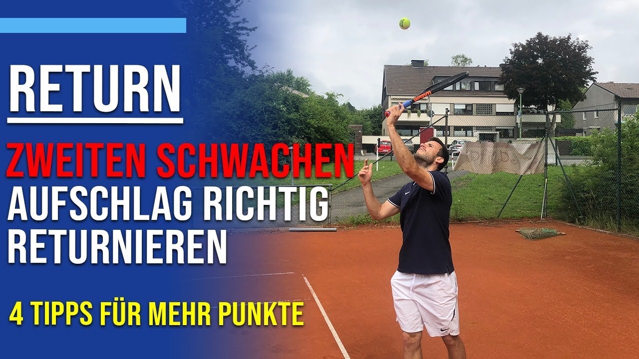 Wie du schwache 2. Aufschläge returnierst | 4 Tipps für mehr Punkte | Tennis Mastery