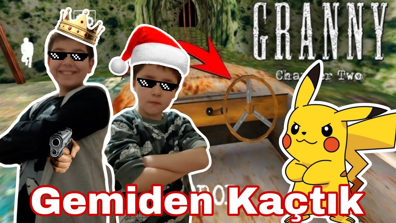 3 Kuzenle birlikte granny 2 gemiden kaçtık! 