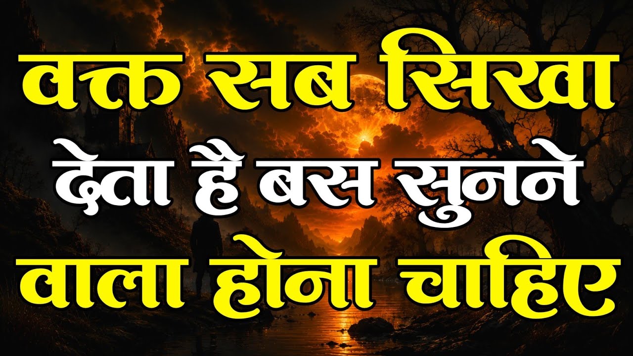  वक्त सब सिखा देता है बस सुनने वाला होना चाहिए motivational quotes for success in life.. #motivation