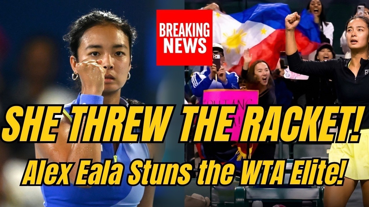 WORLD IN SHOCK! 😱 Alex Eala Throws Her Racket After Stunning Victory! 🇵🇭🎾