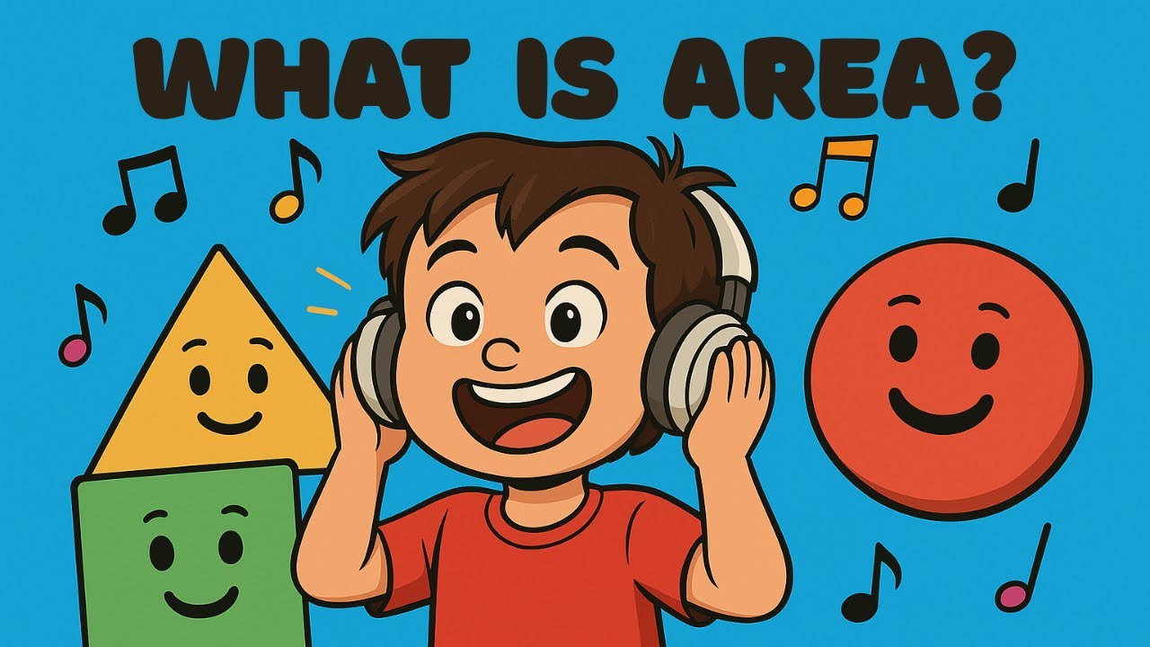 Area of a Rectangle Song | Learn Area with Repeated Addition & Multiplication