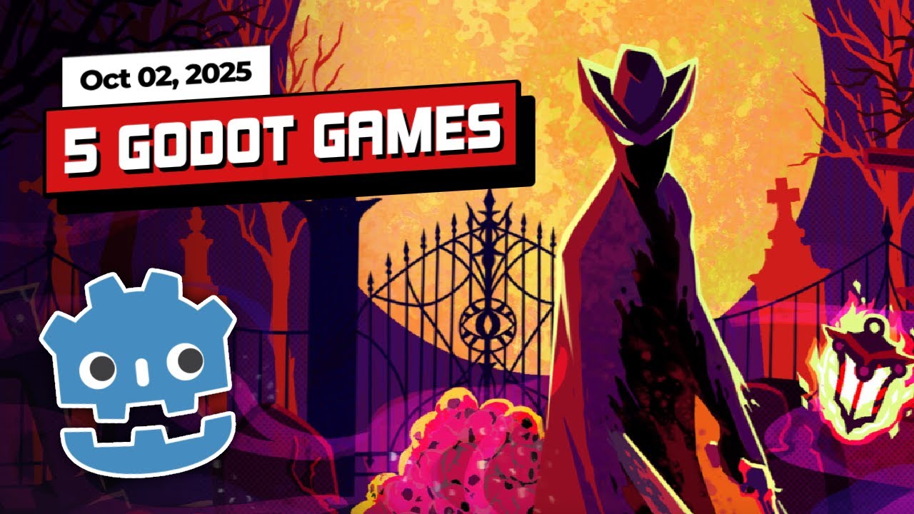 5 Games Made in Godot To Inspire You (10/02/25)