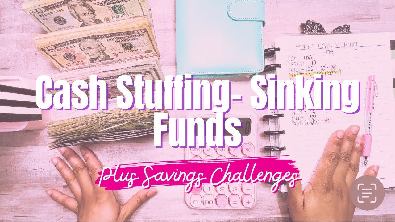 Cash Stuffing | $575 | Cash Envelope System | Plus Savings Challenges