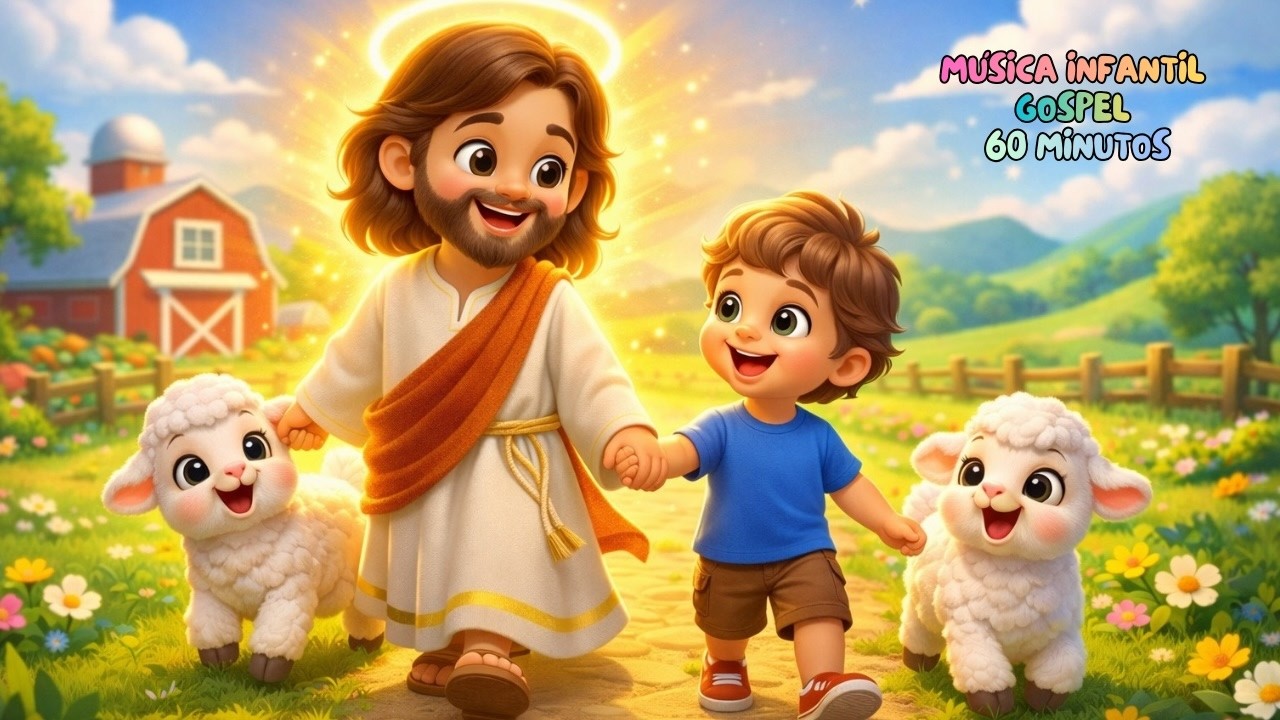 Deus É Bom O Tempo Todo | O Senhor É Meu Pastor | Música Infantil Gospel com Jesus
