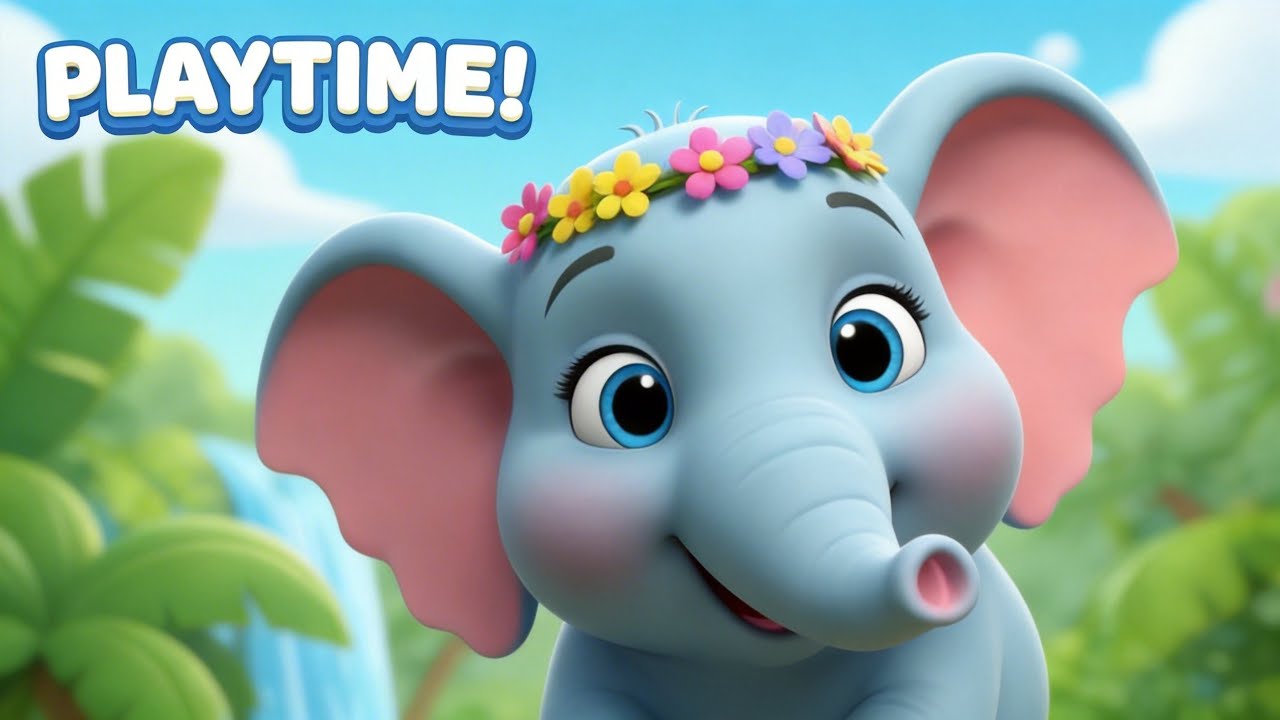 Animals)Welcome to the Happy Jungle Kids | Learn Animals @HappySproutPlayhouse #viral #kids #cat #yt
