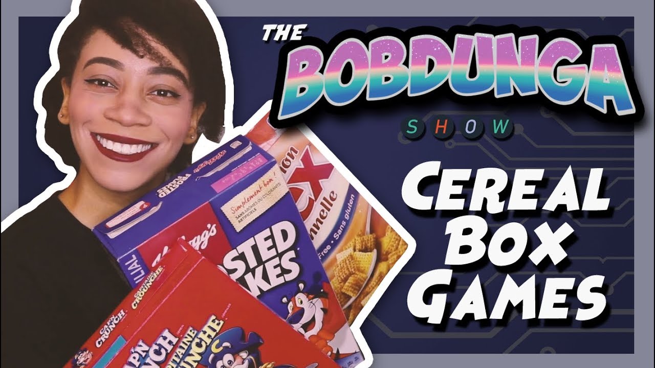 Cereal Box Games