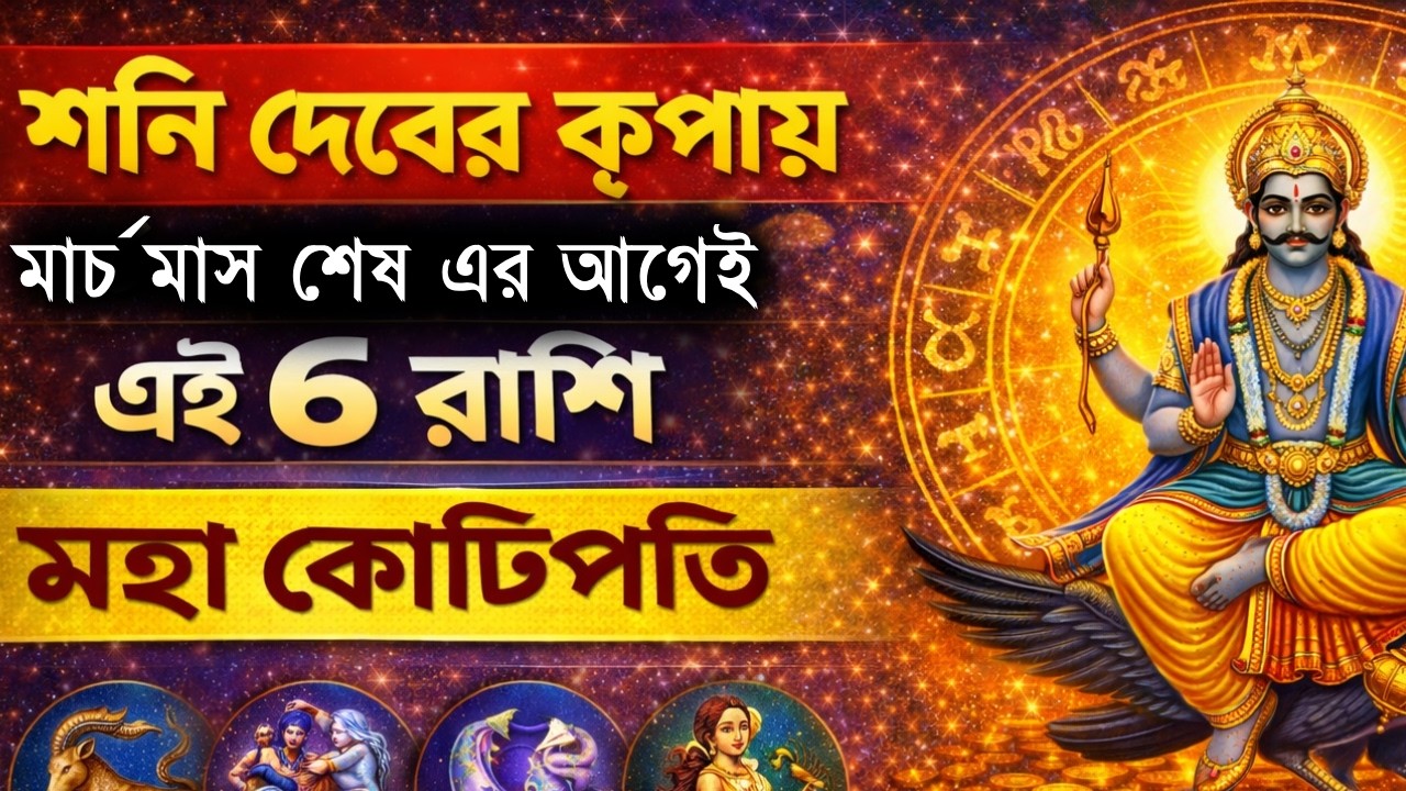 শনি দেবের কৃপায় মার্চ মাস শেষ এর আগেই এই ৬ রাশি মহা কোটিপতি || how you become a rich by share market