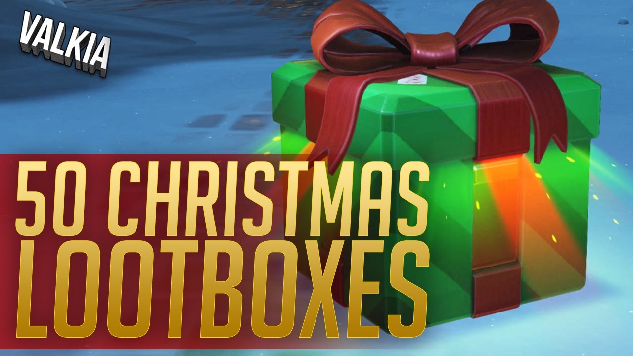 50 Christmas Overwatch Lootbox openings! || Valkia