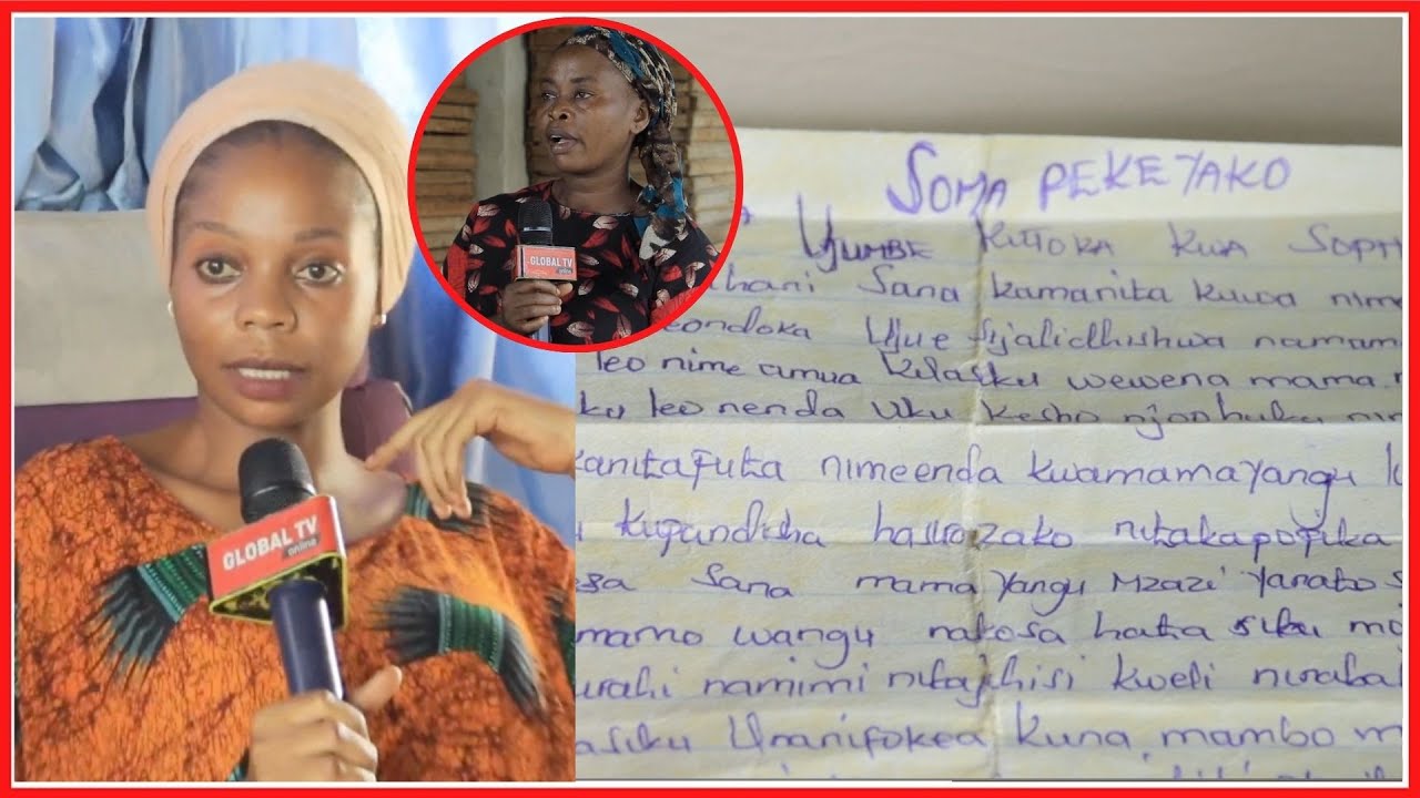 PICHA LINAENDELEA BINTI FORM 4 ALIYEACHA BARUA YENYE UJUMBE MZITO 'SOMA PEKE YAKO' - UTATA MTUPU!