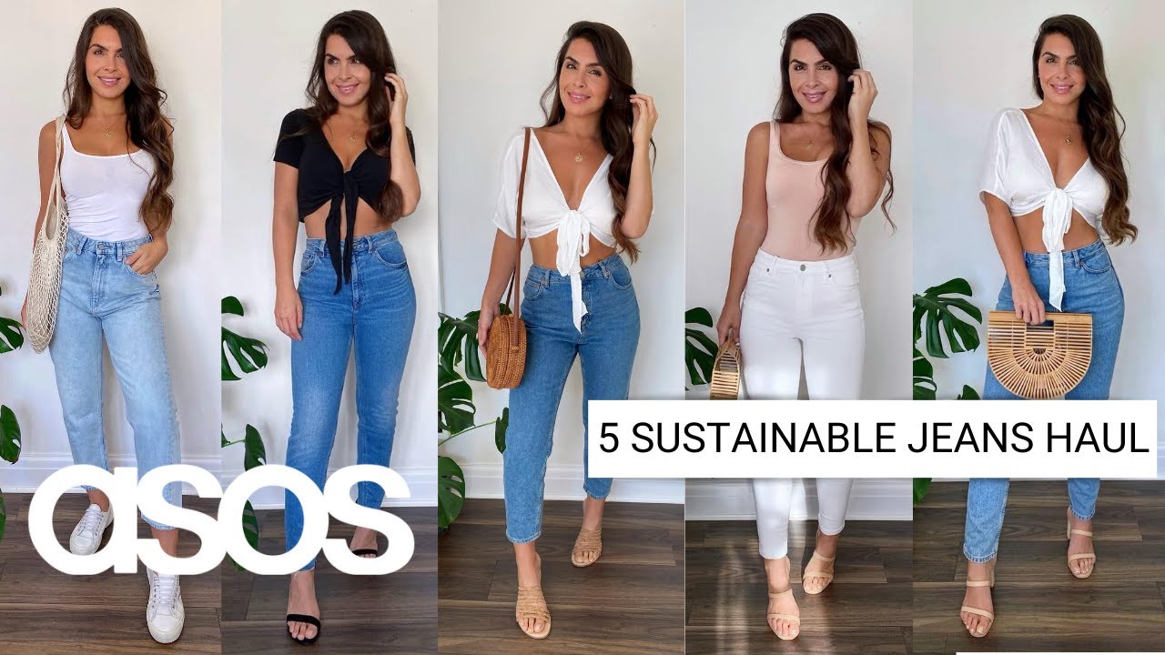 ASOS 5 SUSTAINABLE JEANS HAUL - Honestly Alessandra