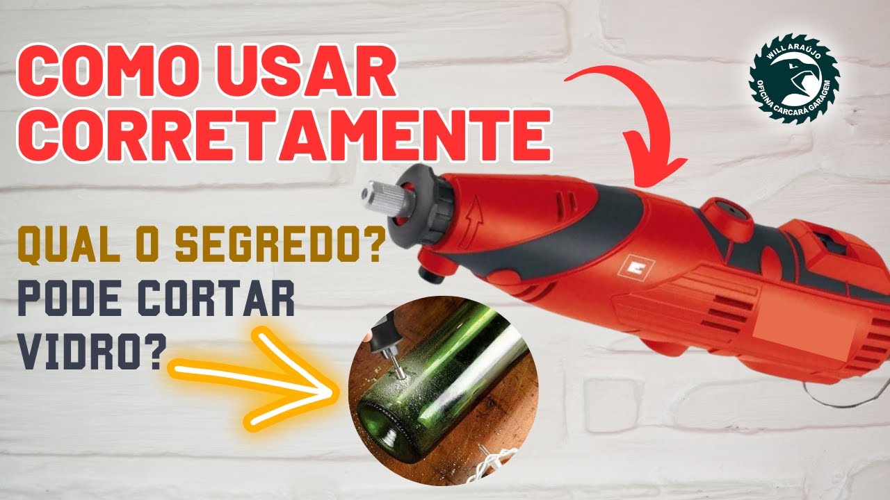MICRO RETIFICA Parte 1 - Veja por que essa ferramenta não pode faltar na sua oficina. Como cortar.