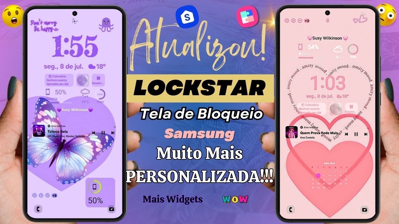 🔥ATUALIZOU🔥LOCKSTAR (GOOD LOCK) - Agora sim! Tela de Bloqueio do SAMSUNG Muito MAIS PERSONALIZADA!