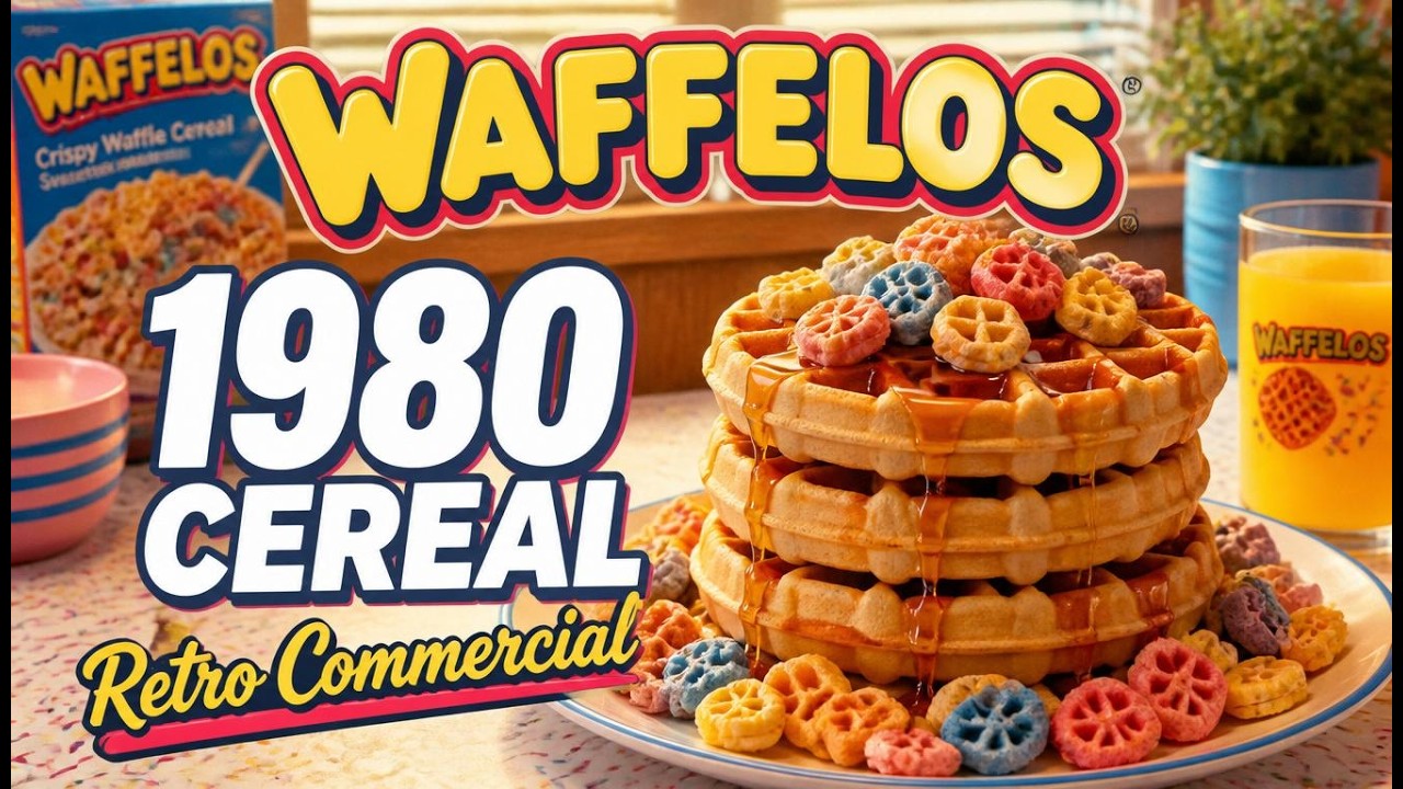 🧇 Remember WAFFELOS Cereal?! This 1980 Commercial is a Maple-Syrup-Soaked Trip to Breakfast Heaven!🧇