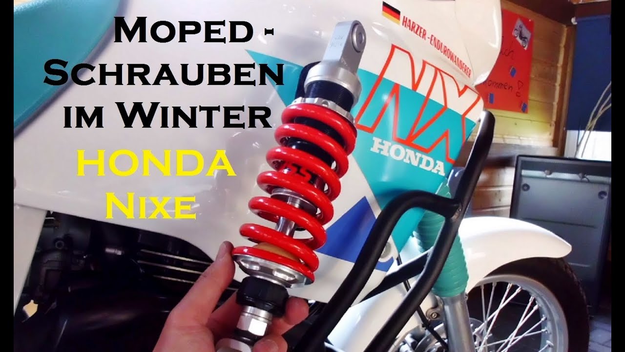 Satteltaschen Abstandshalter Fahrwerk & Reisetauglichkeit an der Honda NX 250 Dominator - Teil 5